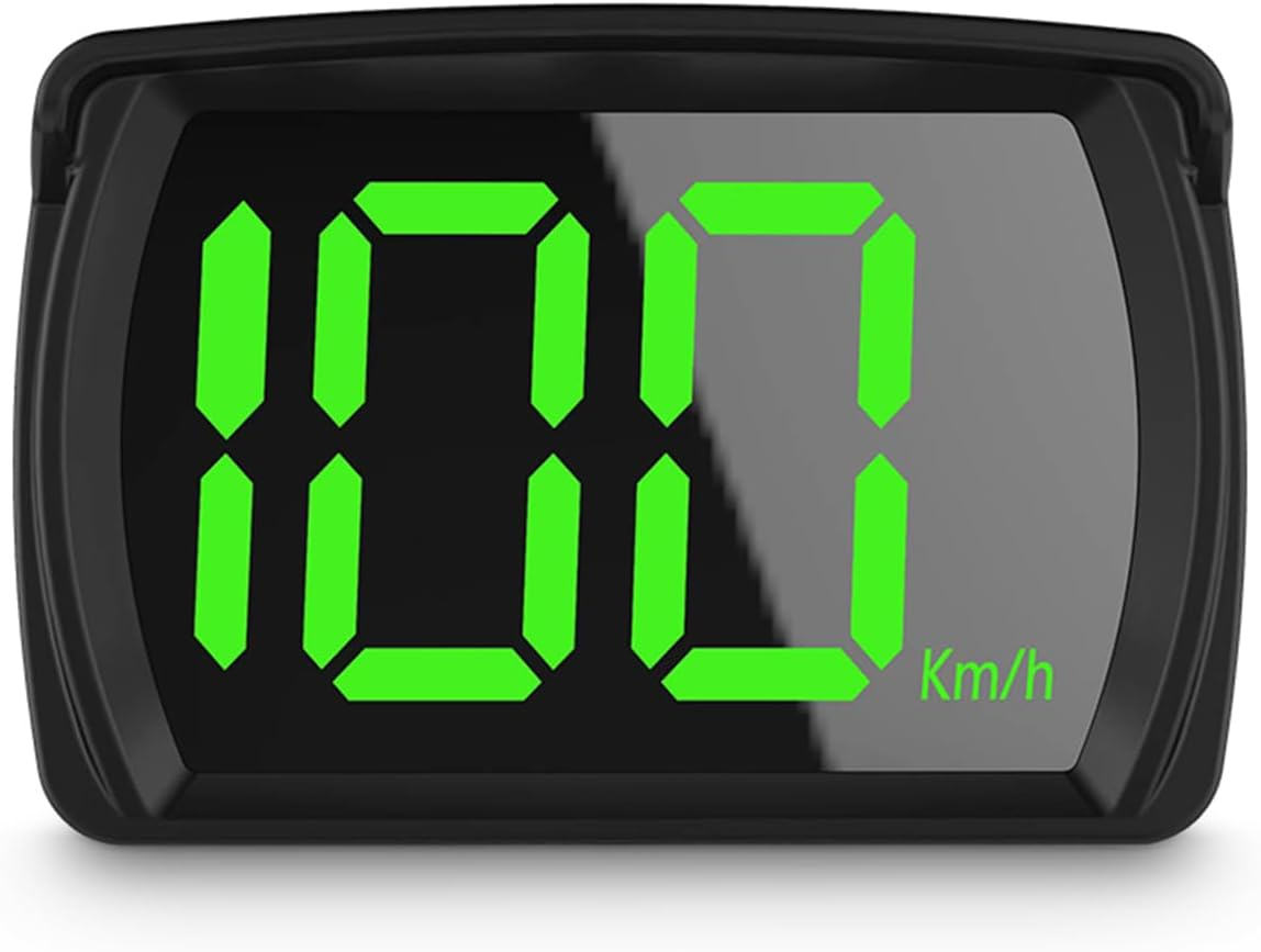 Heads-Up Display Digital Speedometer GPS KM/H Speedometer for Car Trucks Plug and Play Large Screen High-Definition Display image number 3