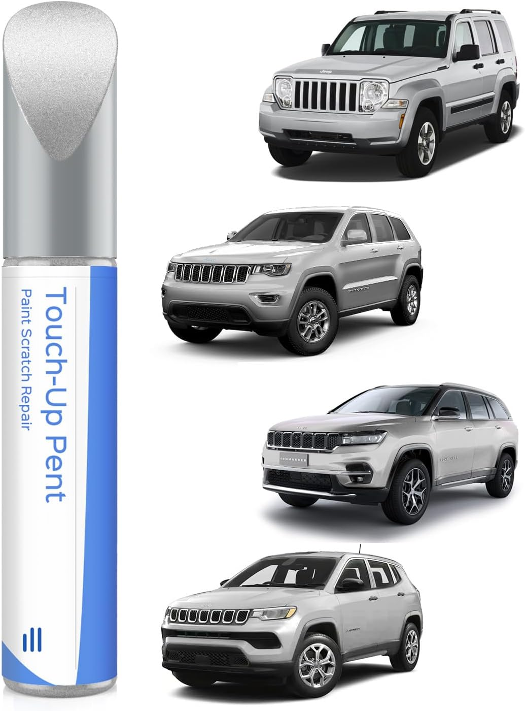 PW7/GW7 Bright White Touch up Paint Compatible with Jeep Exact Match Chips and Nicks Touch Up