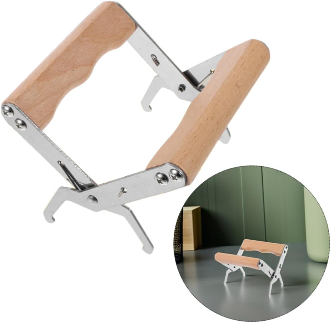 Kisangel 2Pcs Beehive Frame Clamp Beekeeping Frame Lifter Beekeeping Supplies Hive Tool image number 4