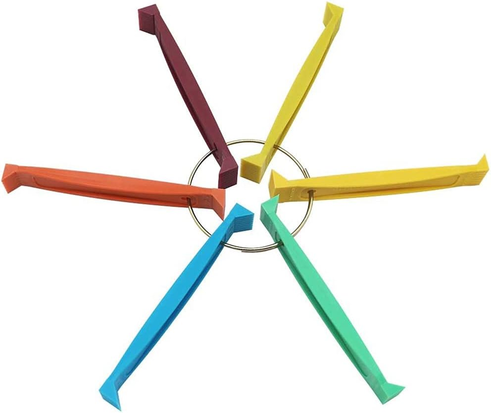 Fcr6 Fin Comb Set Plastic Colored Fin Coil Comb Radiator Fin Comb Straightener Condenser Coil Fin Comb image number 2