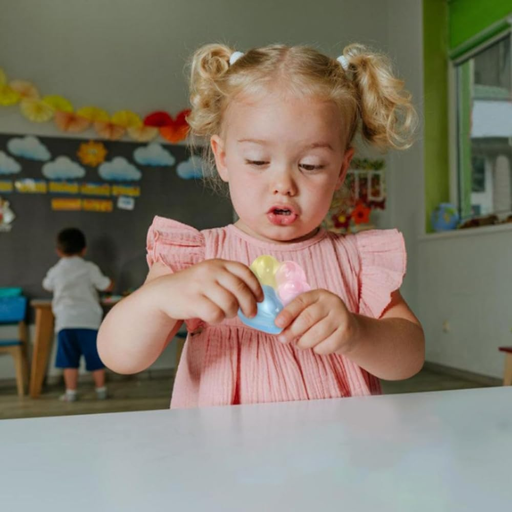 RUOXGZP 2PSC Cat Paw Squeeze Toys, Silicone Taba Big Cat Paw Squeeze Toy, Cute Soft Multicolor Cat Paw Squishys Sensory Toy, Stress Relief Slow Rebound Cat Paw Stress Balls,For Autism & ADHD Children