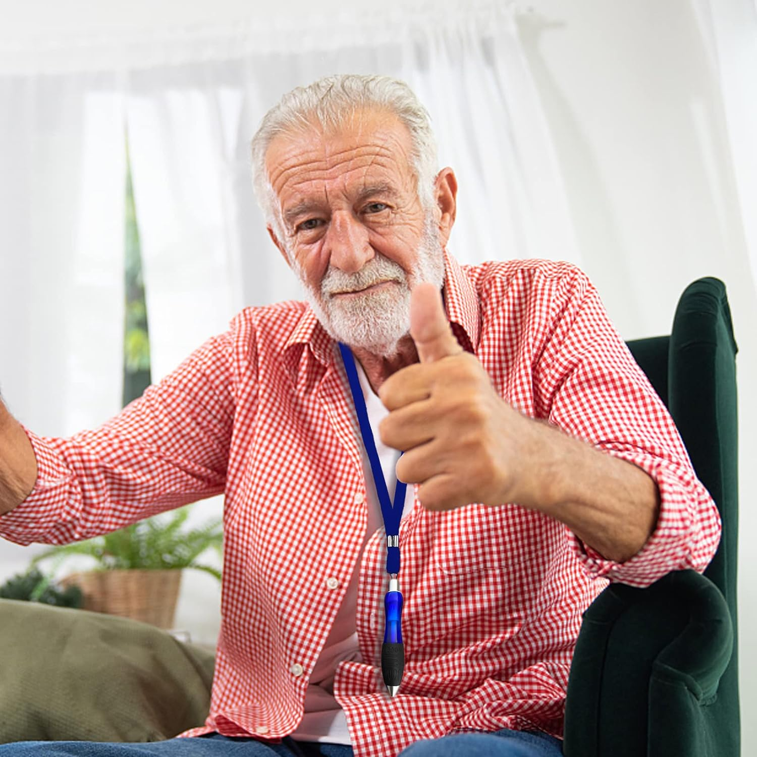 Big Fat Pens (12 Pack) Aids Writing for Tremor, Arthritis, Parkinson, Handicap, Carpal Tunnel Large Wide Grip Pen Retractable Ballpoint Pens (6 Pens + 6 Black Refills) image number 2