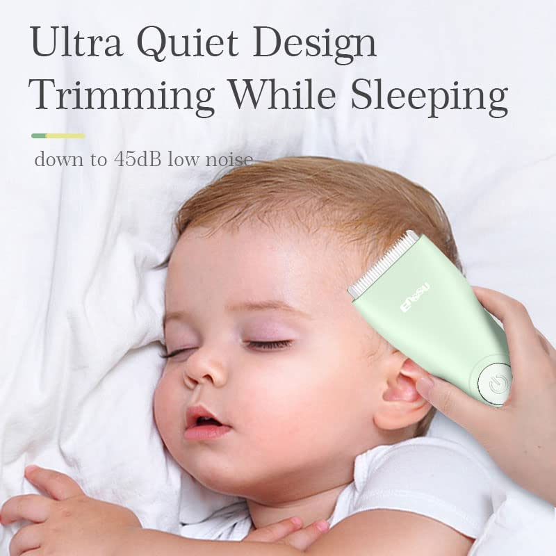 Baby Hair Clipper, Quiet Kid Hair Clipper with Safe Ceramic Blade & LCD Power Display, Professional Hair Trimmer for Kids Waterproof Rechargeable Haircut Kit for Toddler Children, 1 Hour Fast Charge image number 6