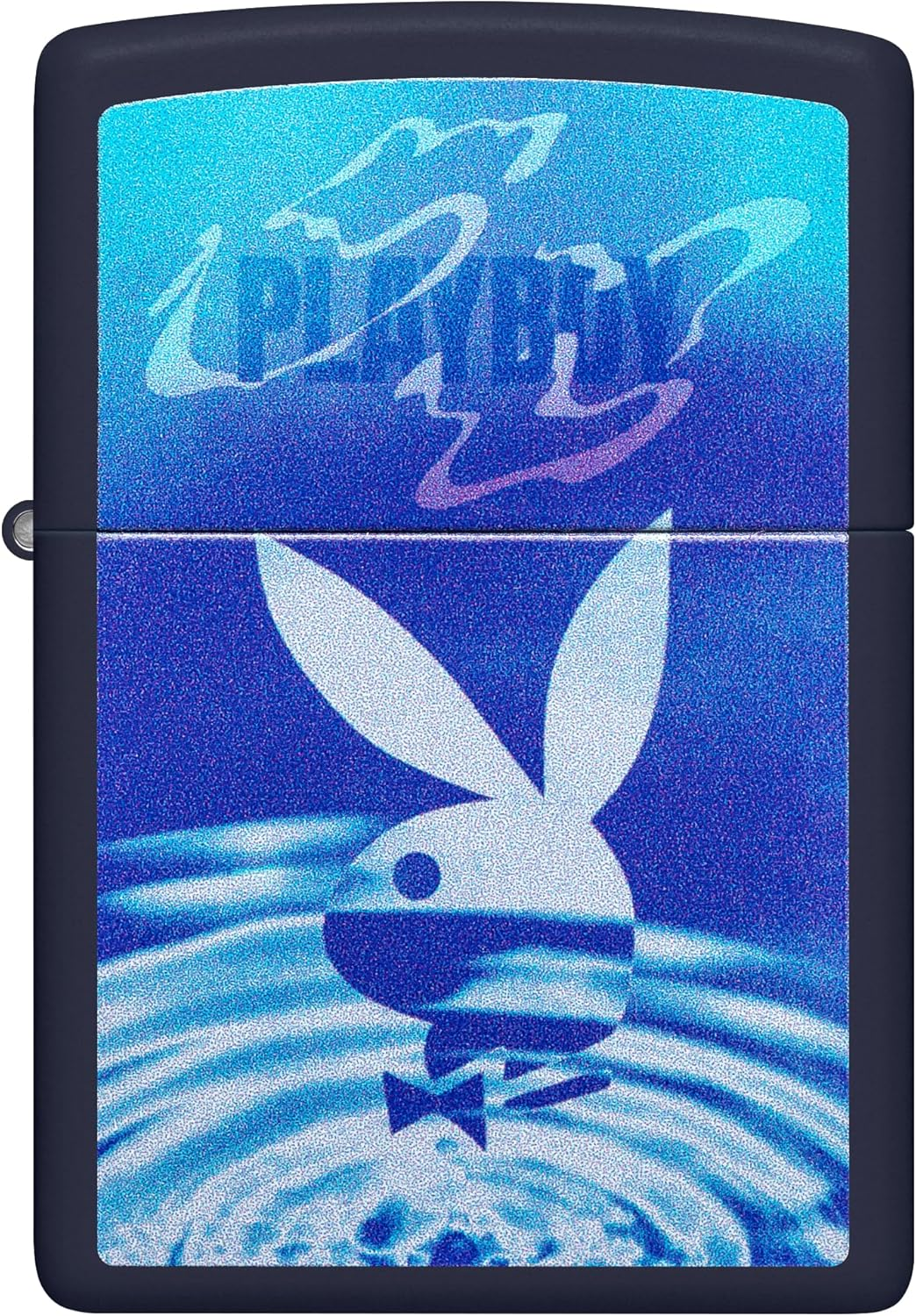 Zippo Playboy Windproof Lighter, Navy Matte