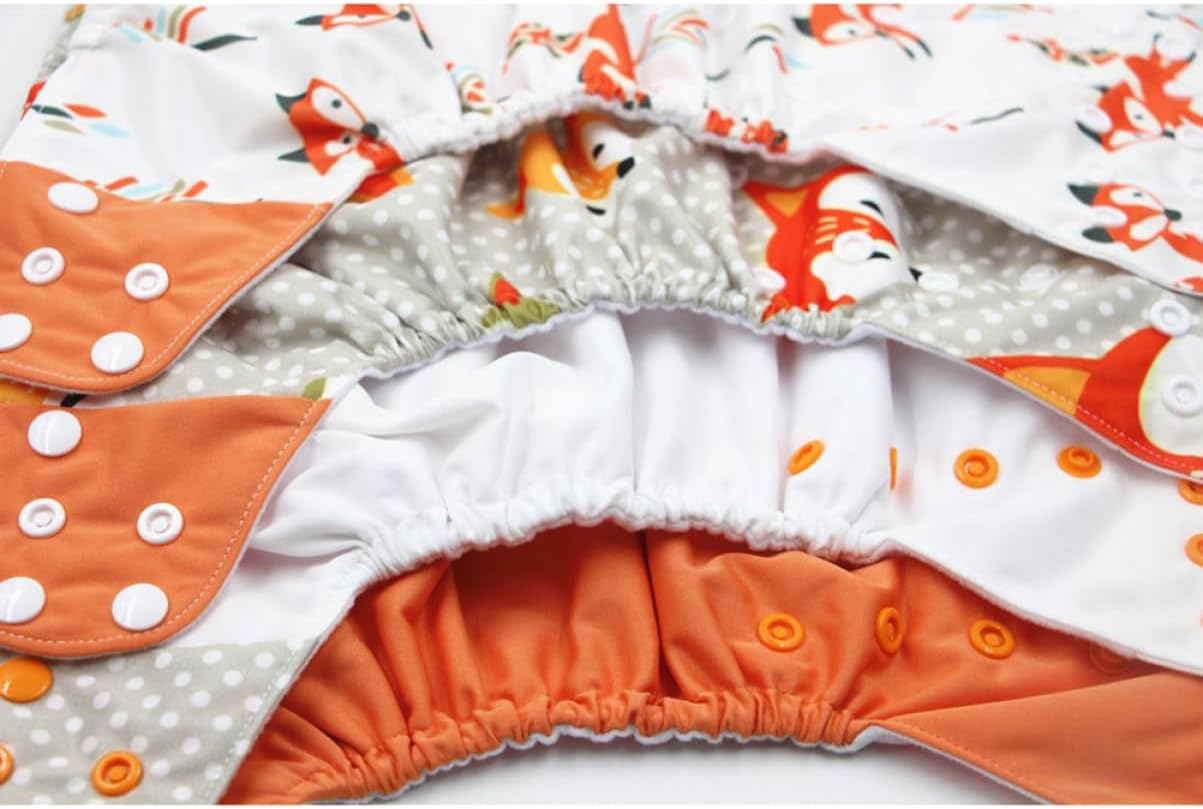 Totority 4Pcs Essentials for Newborn Diaper Pants Girl Swim Nappy Comfortable Boy Girl Diaper image number 2