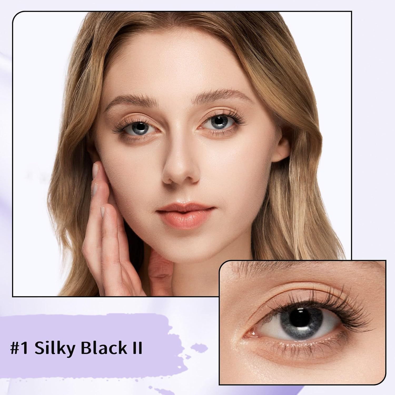 WOSADO Soft Magnetic Eyelashes Kit with Applicator, [No.01 Silky Black II Bearisbug], Reusableglue-Free Wispy Magnetic Lashes, Cruelty-Free False Lashes, Waterproof, Lightweight,Suit for Heavy Makeup image number 2