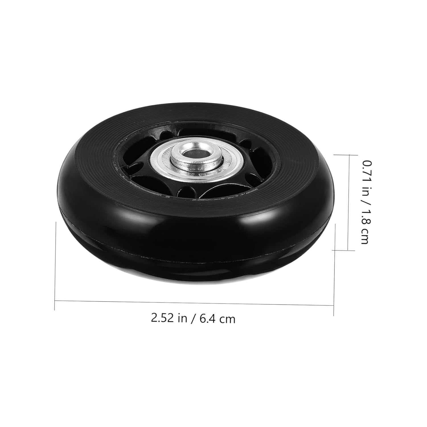 CHILDWEET 4Pcs Useful Luggage Case Wheel Suitcase Parts Caster Wheels for Travel Leather Luggage Bag Spinner Replacement Kit image number 4