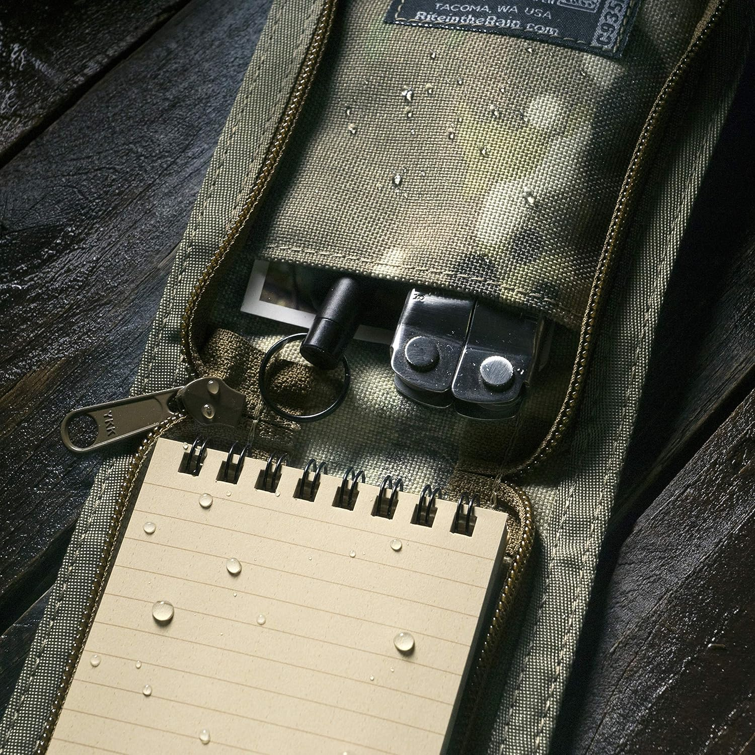 Rite in the Rain Weatherproof CORDURA&reg; Fabric Notebook Cover, 3" X 5", Multicam Cover (No. C935M) image number 5