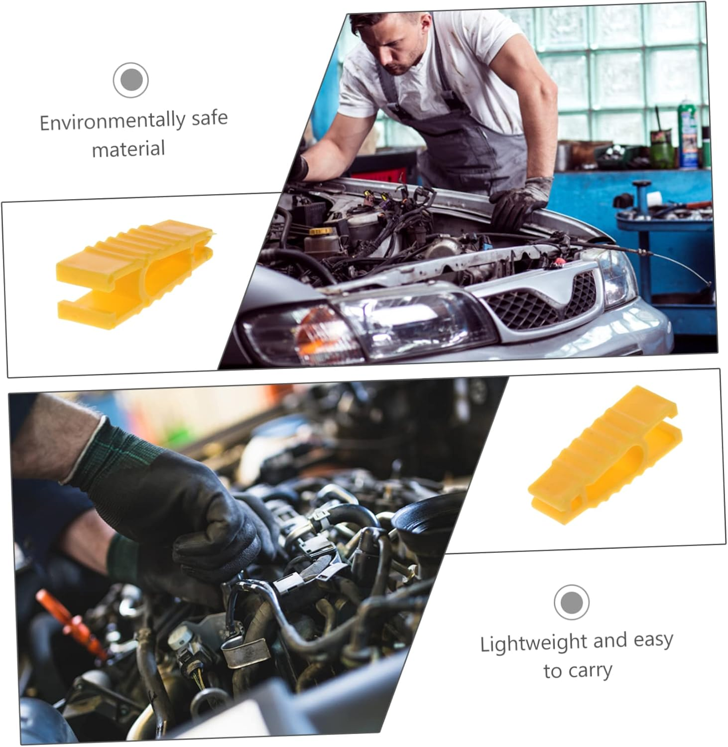 ARTIBETTER 50Pcs Plastic Car Fuse Puller Automotive Relay Puller Fuse Clamp Remover Tool for Car Extraction Tools and Motorcycle Remover image number 6