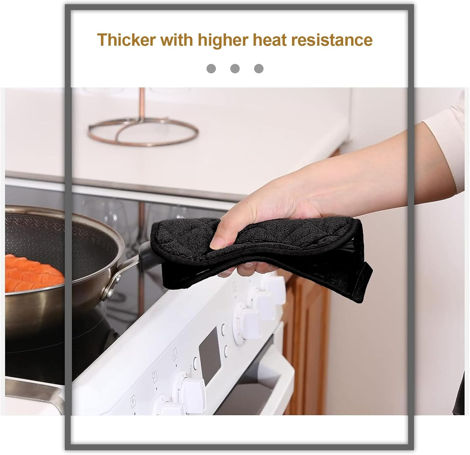 4 Pack Pot Holders for Kitchen Clearance, Hot Pads for Kitchen, Countertops, Oven Pot Holders Bulk, Potholders Sets for Kitchens Heat Resistant, Gripper Pad image number 1