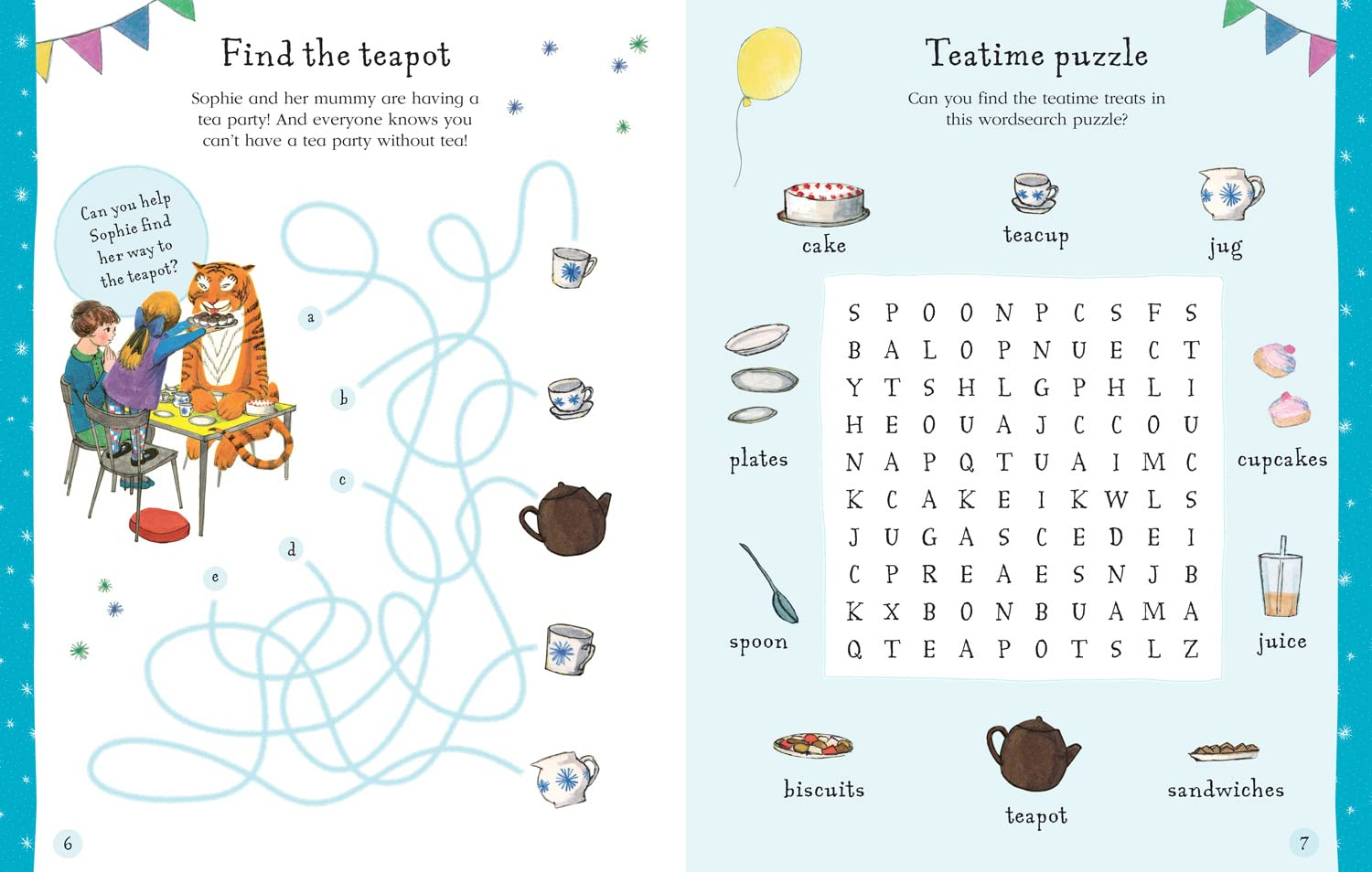 The Tiger Who Came to Tea Activity Book: the Nation&rsquo;S Favourite Classic Illustrated Children&rsquo;S Book from Judith Kerr &ndash; Now as a Sticker Activity Book! image number 6