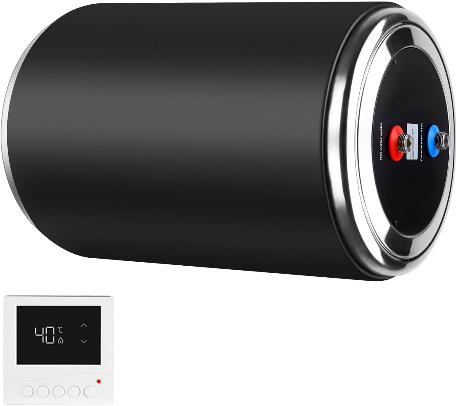 Dual Power Water Heater, 12V DC 200W/230V AC 1500W, 10L, for Caravan Camping AU Plug 230V RV Tank Water Heater, Instant for RV, for Camper with Double Power Supply & Remote Controller image number 1