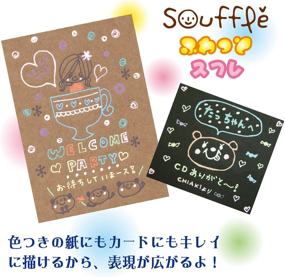 Sakura Crepas Water Based Ballpoint Pen, Ballpoint Sign, Souffle, PGB#950 (10), White, 10 Count image number 3