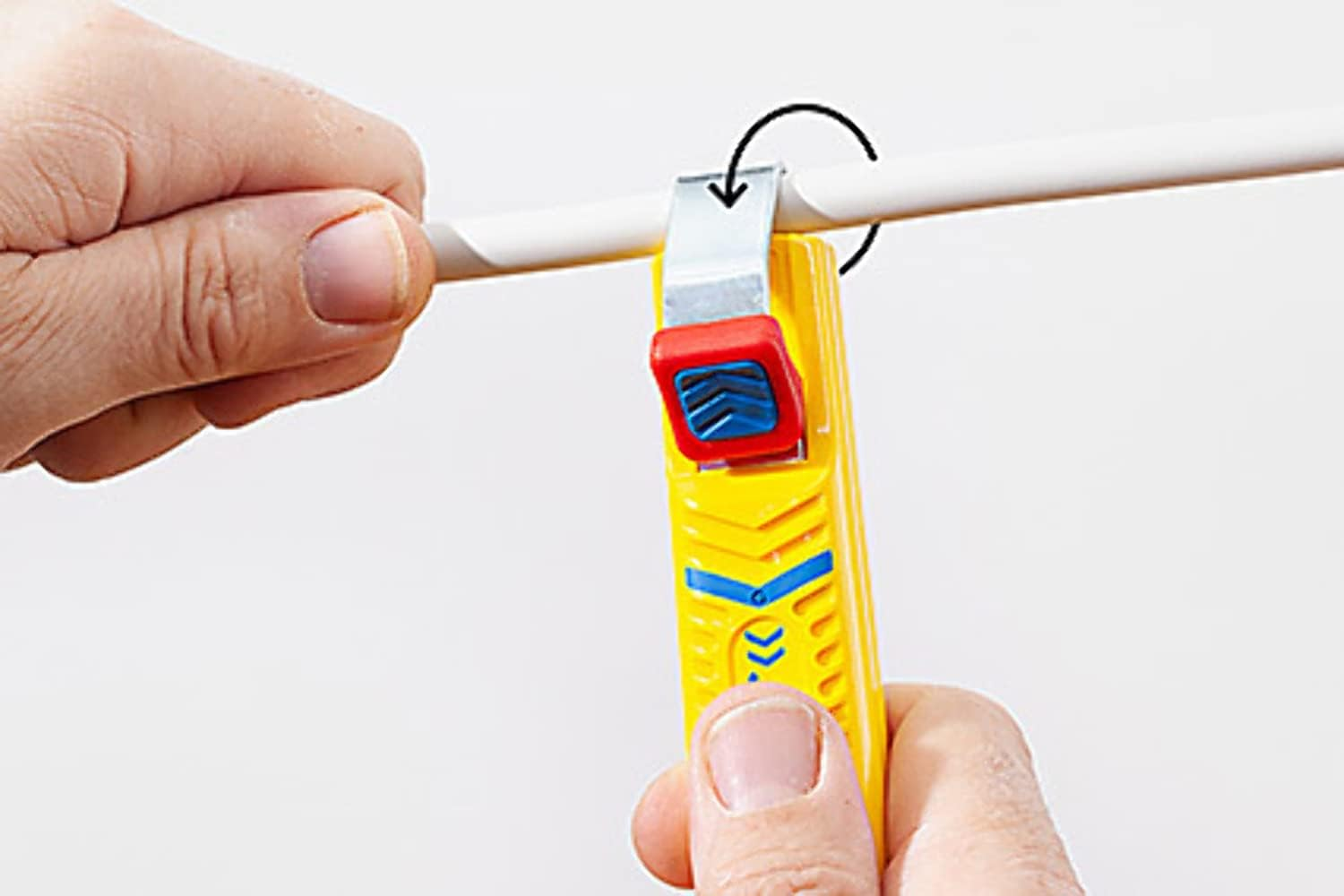 JOKARI T10270 10160/270/1 Cable Knife 27, Yellow, 8-28 Mm