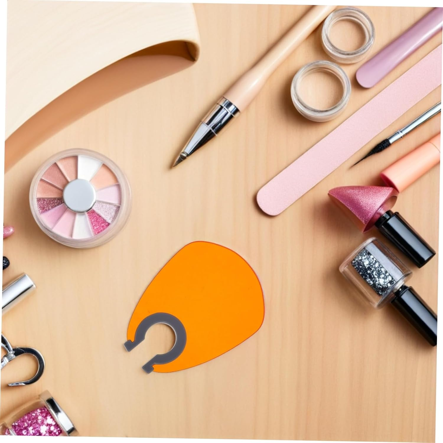 WOFASHPURET 2Pcs Fan Shaped Nail Lamp UV Protective Shield Blue Light Blocking Covers Lightweight Nail Lamp Safety Accessories for Salon and Home Use image number 2