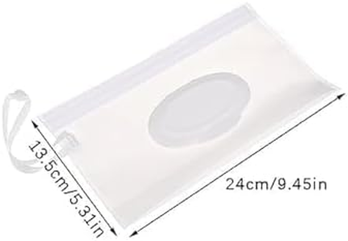 Baby Wipe Case Travel Holder Keeps Wipes Moist Set of Wet Wipes Holders Cases Portable Travel on the Go Refillable Dispenser Container Diaper Wipe Holders image number 1