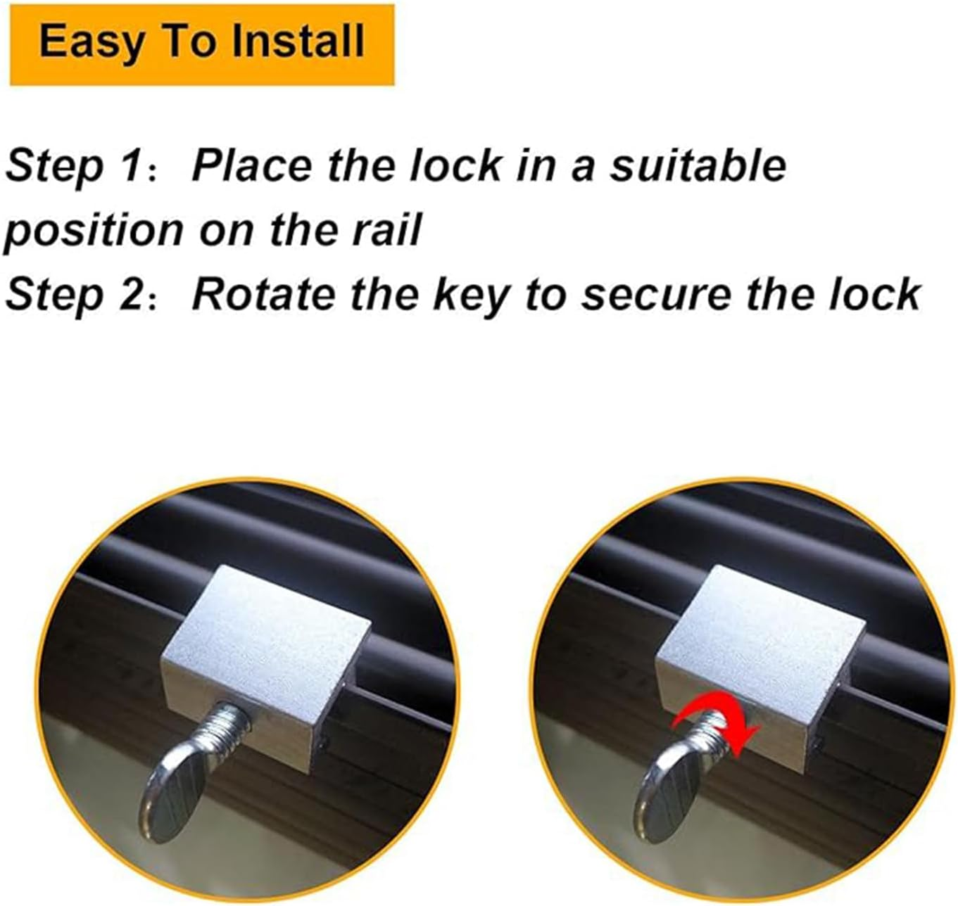 Adjustable Sliding Window Safety Locks 12 PCS No Drilling Required Easy to Install Security Lock for HOM Bedroom Bathroom Windows（Silver image number 4