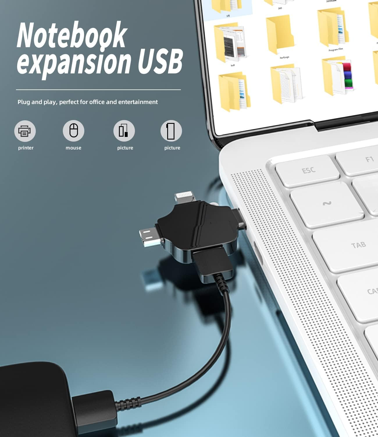 Lightning Male to USB Female Adapter for Apple for Iphone15 Pro Max plus for Ipad OTG Cable Micro Type C Android Thunderbolt 3 Port Adaptador Conector Micro USB C Camera,Flash Drive,Mouse,Keyboard image number 1