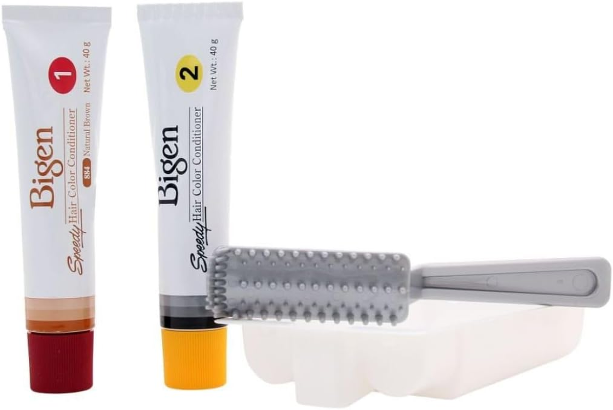 Bigen Speedy Hair Color, 884, 380 Gm (Natural Brown) image number 3