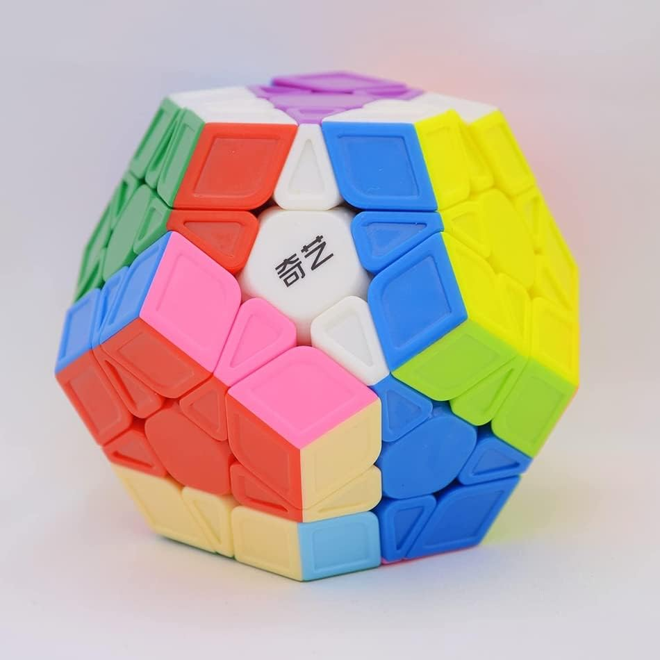 Willking Qiyi Megaminx Speed Cube Sculpted Stickerless 3X3 Pentagonal Dodecahedron Speed Cube Puzzle Toy (Qiheng S Version) image number 3