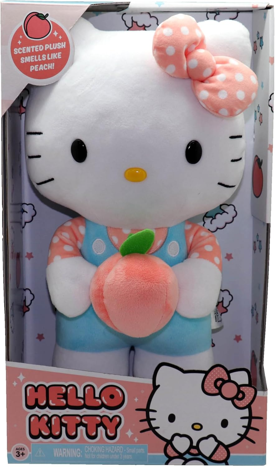 Hello Kitty Scented Basic Plush - Kitty Peach image number 2