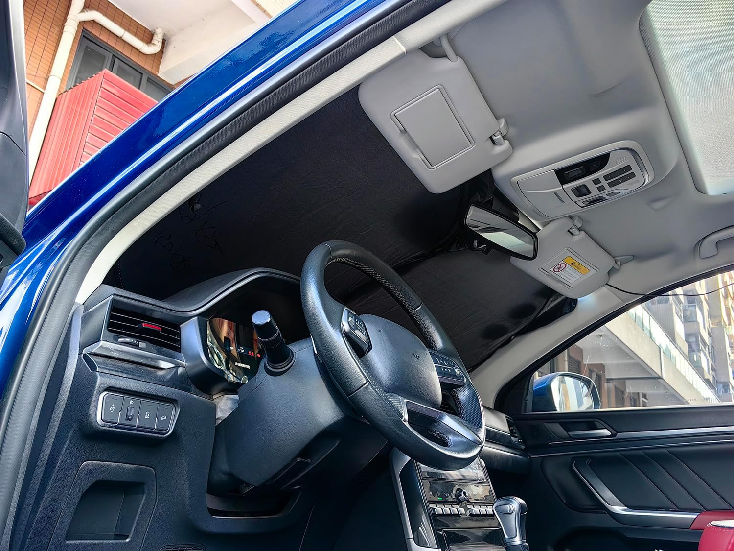 XHRING Windshield Sun Shade for Audi A4 A5 A6 A7 A8 Q3 Q5 Q7 Q8 S6 S7 S8 Accessories, Car Front Window Sunshade Sun Visor Shield for Audi RS5 RS7 2013-2024 Sun Protection image number 6