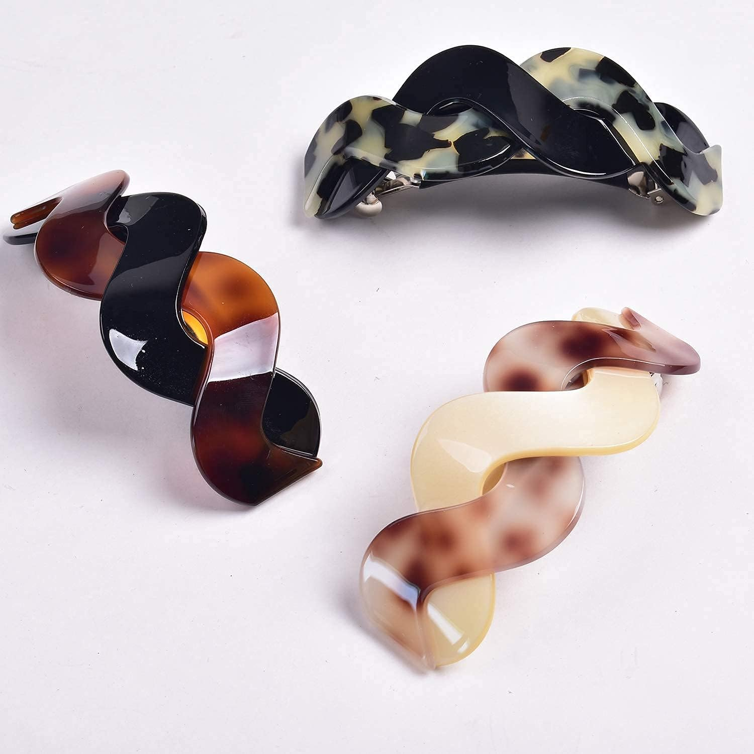 Large Hair Barrettes and Clips for Women'S Thick Hair - Barrete-1 image number 3