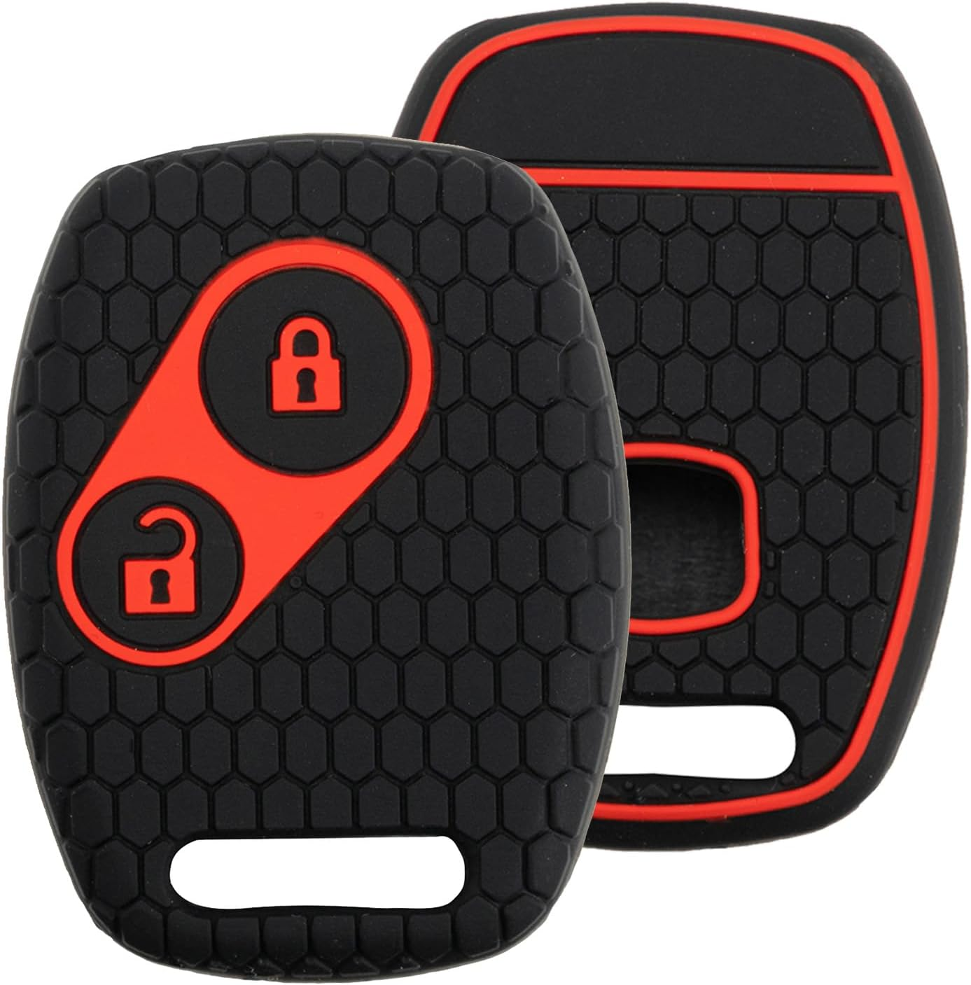 AUTOXBERT Car Key Shells,Car Key Protective Cover Case,Silicone Waterproof Key Shell,For Honda Civic Accord Pilot Fit CRV Ridgeline Jazz FRV Insight Civic CR-Z S2000 Stream CROSSTOUR HRV Odyssey image number 4