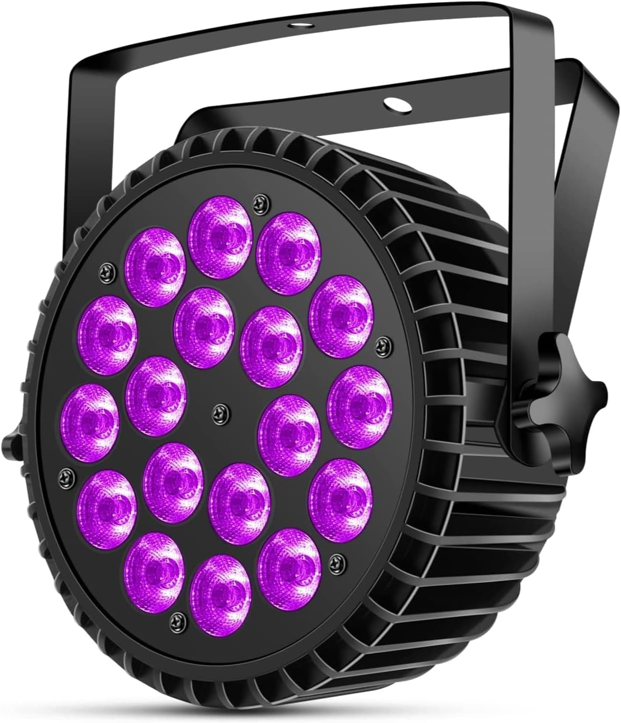 200W LED Par RGBW Stage Light Dmx512/Auto/Voice/Master-Slave Control Par Light Disco Effect Light, Infinite Color Mixing/Rainbow Effect for Party Bar Show Halloween Wedding image number 5
