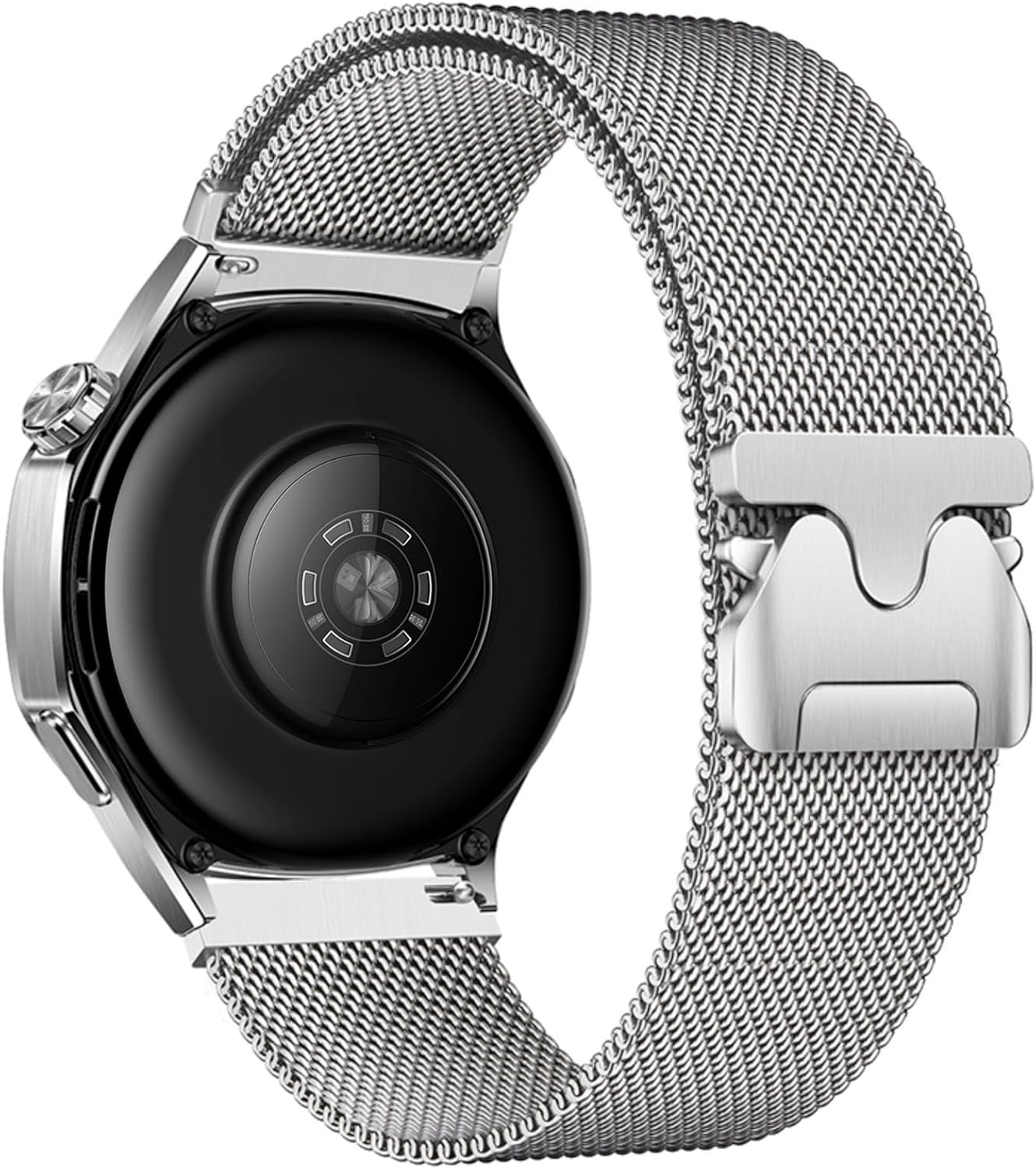 Magnetic 22Mm Watch Band Stainless Steel Compatible with Huawei Watch GT 5 GT 4 46Mm Metal Strap Huawei Watch 4 Band for Gtr,Venu 3,Vivoactive 4 Mesh Loop with Parachute Clasp