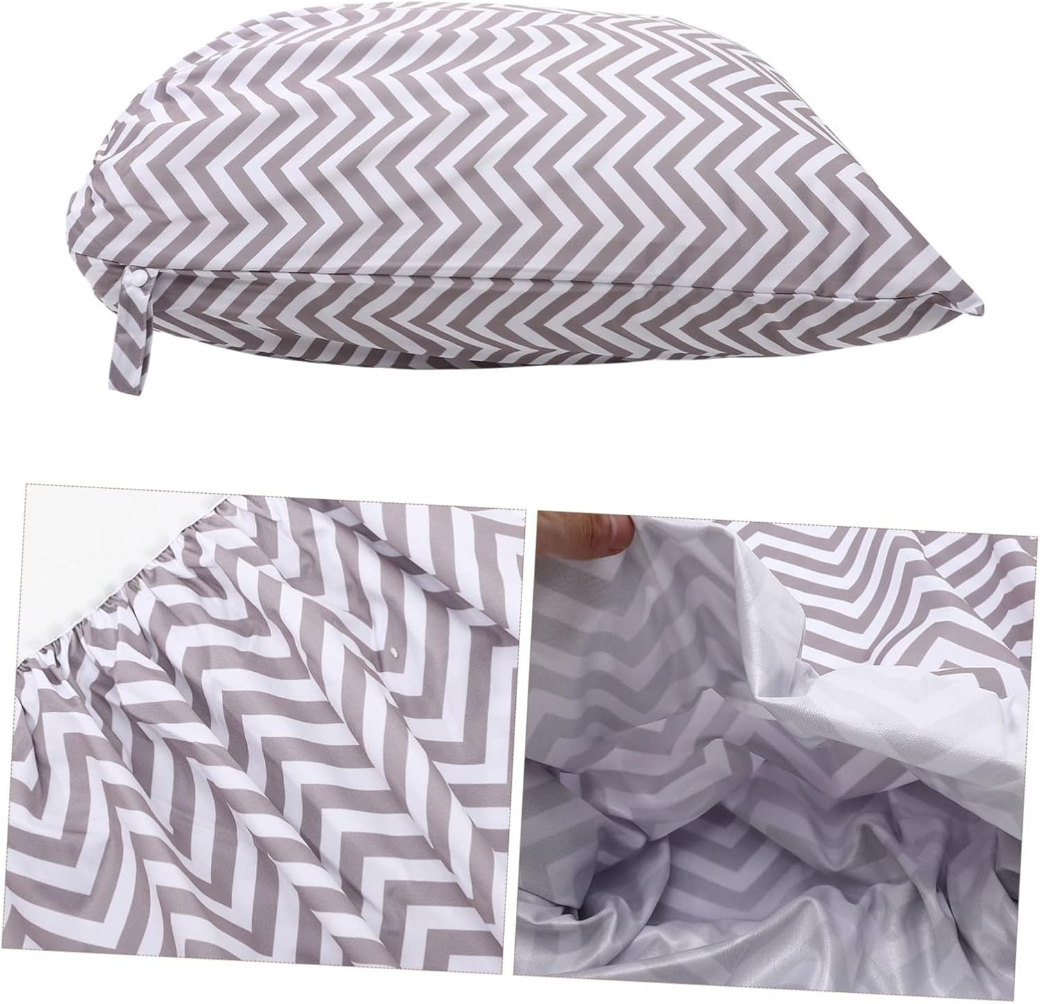 Diaper Pail Wet Bag Reusable Elastic Mouth Diaper Storage Pouch for Pail Use image number 6