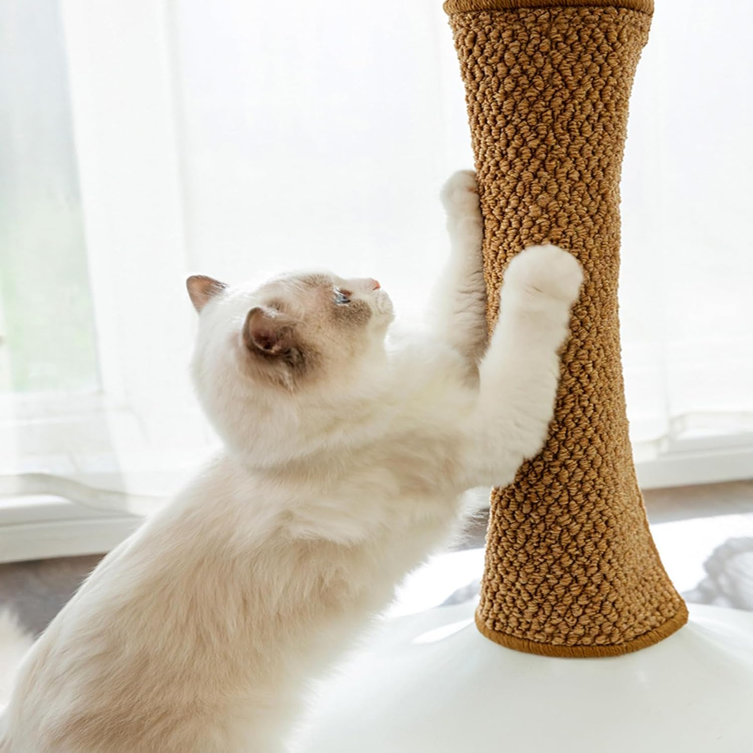 TYXHXTF 2-Piece Cat Scratching Mat Set, Brown, Protects Furniture, Durable, Non-Toxic, for Indoor Cats, Wall Mountable image number 6