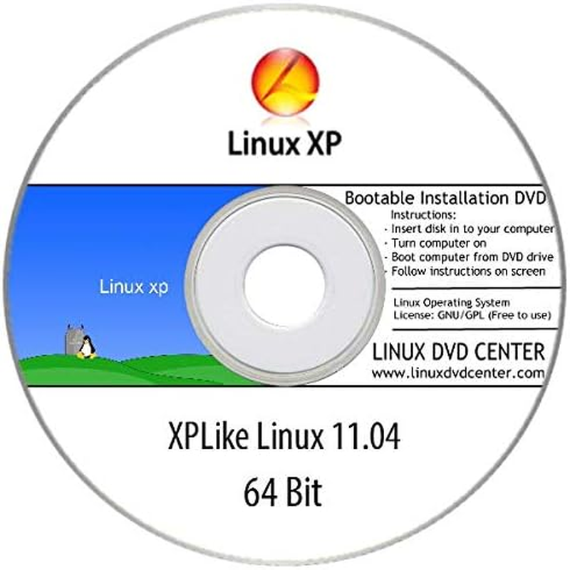 Xplike Linux 11.04 "With a Windows Xp-Theme" (64Bit) - Bootable Linux Installation DVD