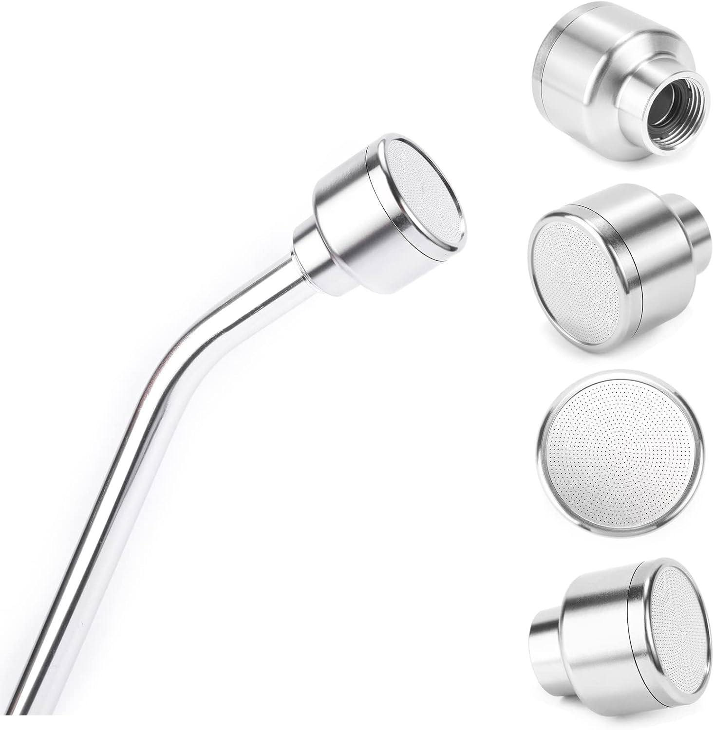 18-Inch Soft Rain Watering Wand with Shut off Valve, Lightweight and Durable Metal Gentle Watering Wand Perfect for Hanging Baskets, Planters, Garden, Shrubs and Seedbed image number 3