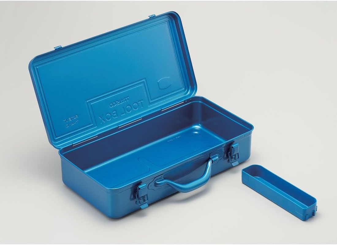TRUSCO T-410 Trunk Tool Box, 16.5 X 8.7 X 4.3 Inches (418 X 222 X 110 Cm), Blue image number 3
