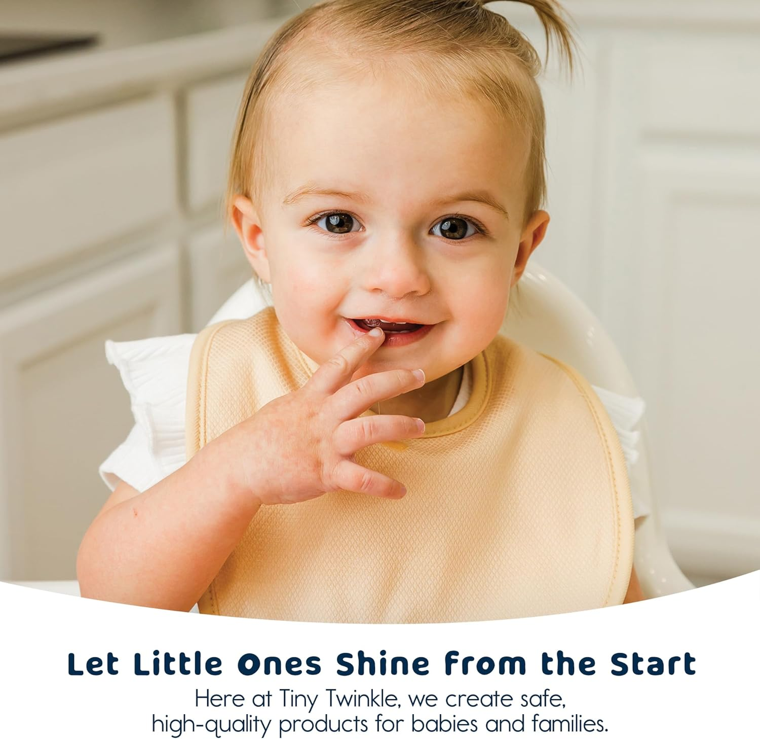 Tiny Twinkle Feeder Bib - Absorbent and Waterproof Baby Bib