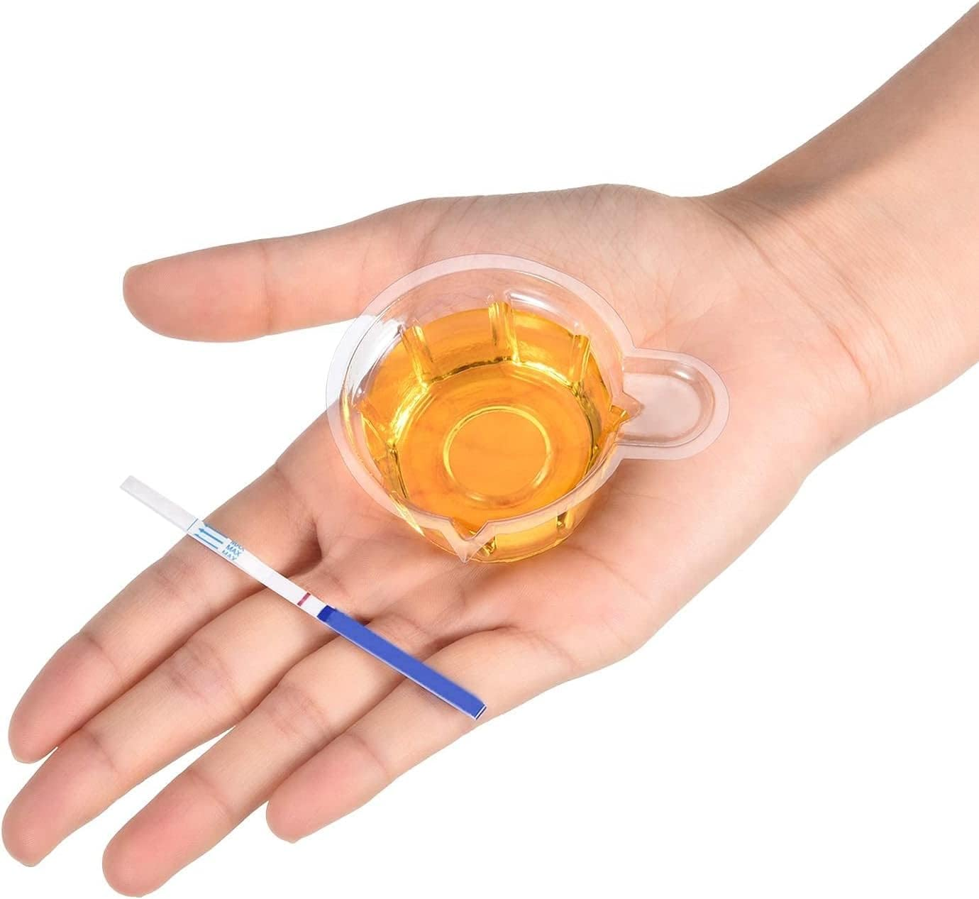 Urine Cups Plastic Urine Collection Cups Disposable Urine Specimen Cups for Pregnancy Test, 40 ML (60 Pieces) image number 5