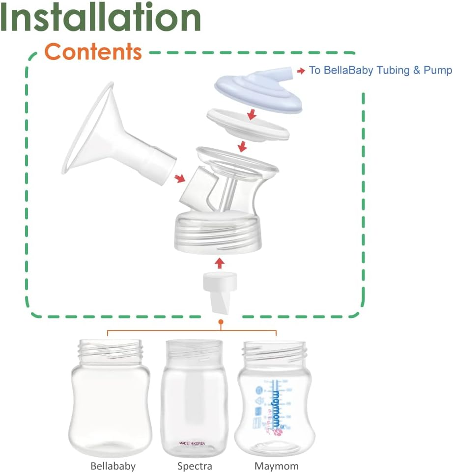 Maymom Pump Parts Compatible with Bellababy Double Electric Bellababy Minio (17Mm) image number 1