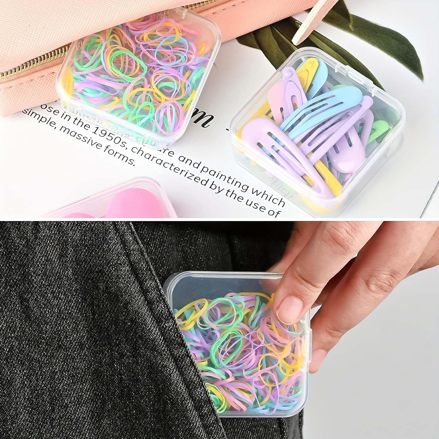 Plastic Sorting Box, Beads Storage Box, Sorting Boxes with Compartments, 30 PCS Clear Little Boxes with Lid, Diamond Art Boxes, Storage Box for Pearls, Pills, Jewelry, Earrings, Sequins, Craft Storage