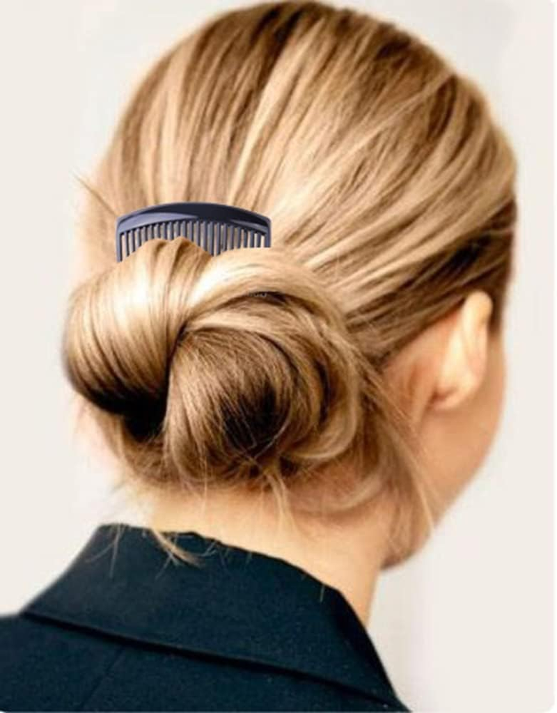 24Pcs French Side Combs, Betterjonny 3 Styles Side Hair Twist Decorative Comb with Teeth Plastic Hair Combs Slides with 9 Teeth 11 Teeth and 23Teeth Vintage Hair Accessory for Women Girls image number 1