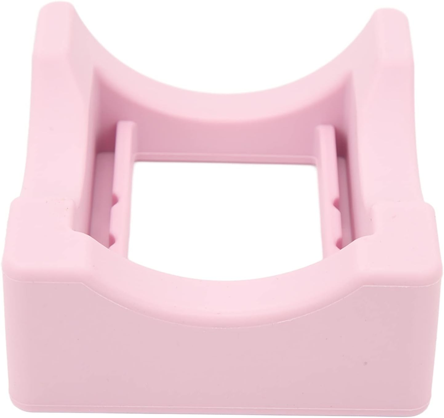 Ejoyous Silicone Cup Holder (For DIY Decals) 2-Angle Support (Horizontal+Inclined) Built-In Tool Slot Fits, for Cups/Sublimation Mugs/Wine Glasses Lightweight, Easy Storage (Pink) - Blue image number 2