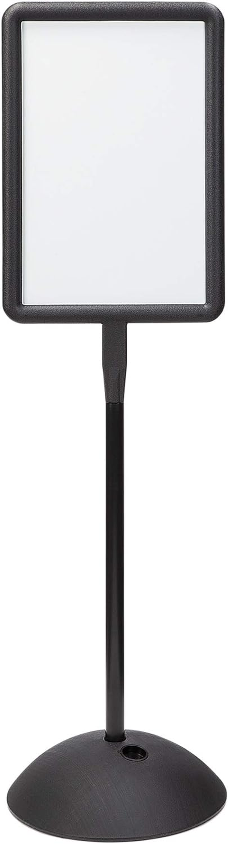 Safco Products Write Way Rectangle Message Sign 4117BL, Black, Magnetic Dual-Sided Dry Erase Board, Indoor and Outdoor Use image number 4