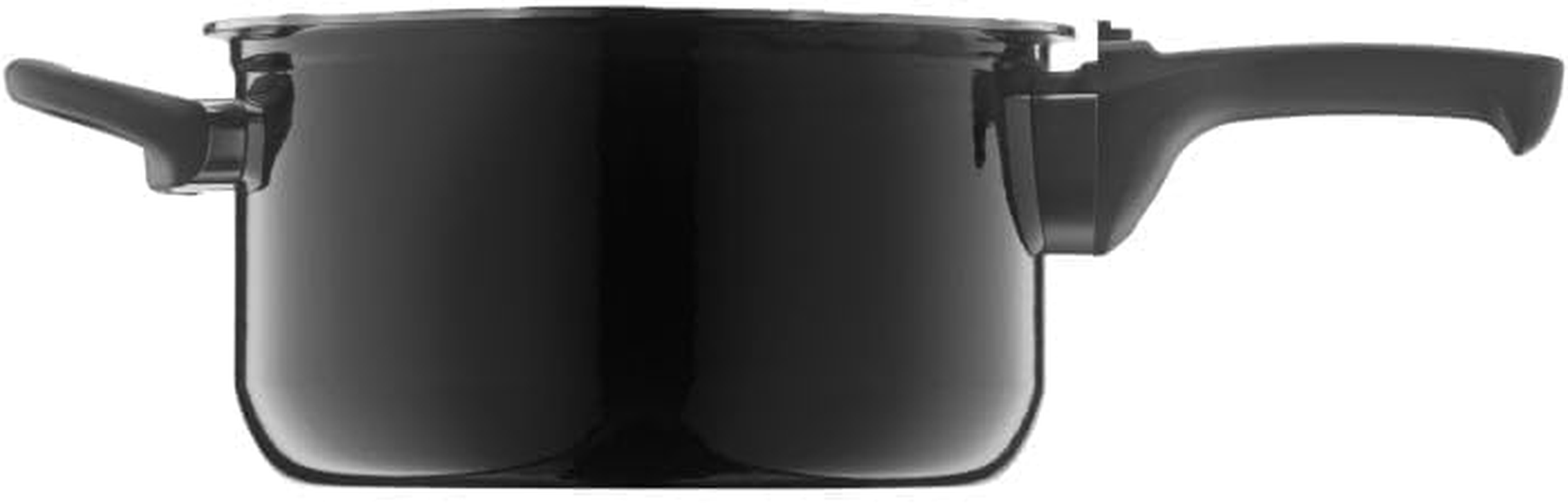 Silit Sicomatic T-Plus Pressure Cooker 4.5 L, Pressure Cooker 22 Cm, Silargan Functional Ceramic, Induction, 3 Cooking Levels, One-Handed Control Knob, Black image number 3