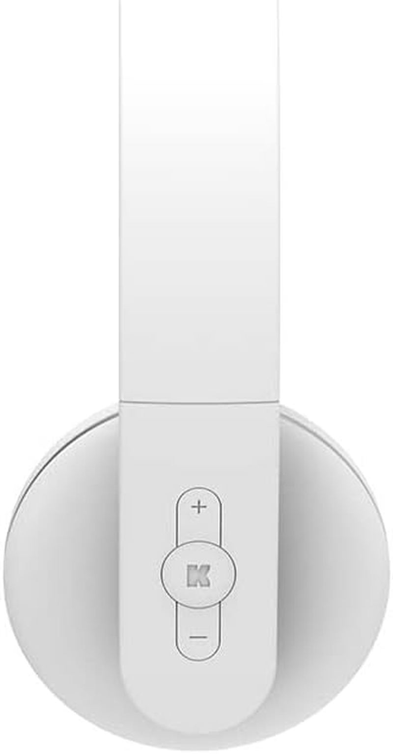 KREAFUNK Ahead Wireless Bluetooth on Ear Headphones, White, Noise Cancelling, 20 Hours Long Play Time, Fast Charging image number 2