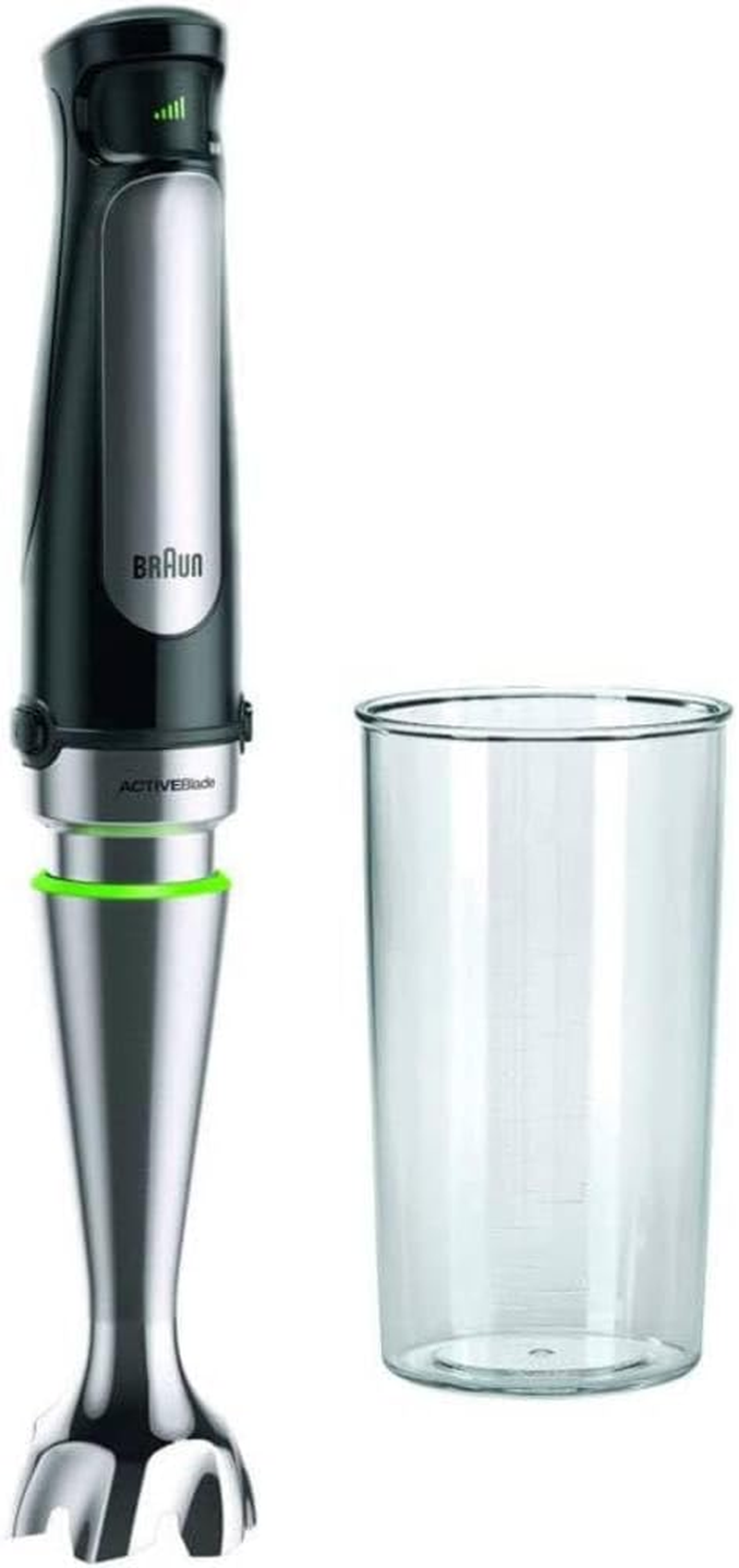 Braun Multiquick 7 MQ 7000X Hand Blender - Pur&eacute;e Stick with Removable Stainless Steel Mixing Base with Activeblade Technology for Pur&eacute;eing the Hardest Ingredients, Includes 600 Ml Mixing and Measuring