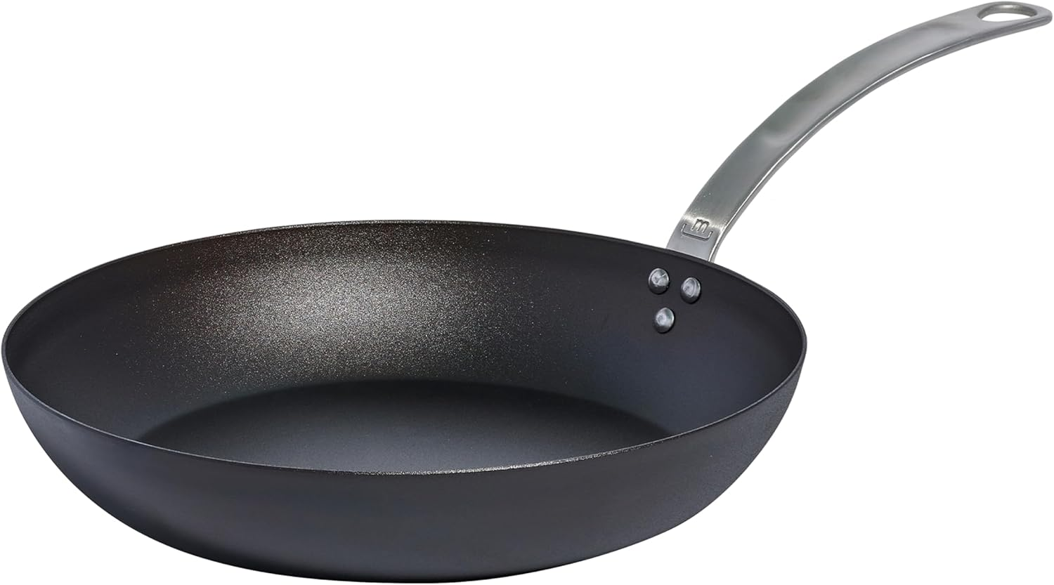 Made in Cookware - Seasoned 12" Carbon Steel Frying Pan - (Like Cast Iron, but Better) - Professional Cookware - Crafted in Sweden - Induction Compatible image number 3