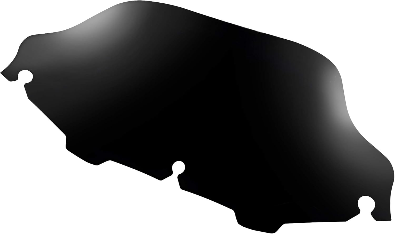 Black 8'' Wave Windshield Windscreen for 1996-2013 Harley Touring Electra Glide Street Glide 1996-2013