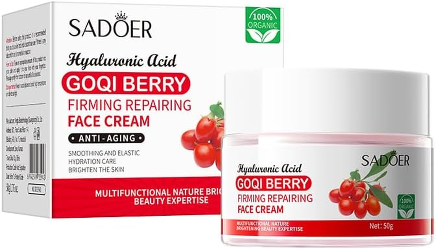 Goji Berry Anti-Wrinkle Firming Repairing Cream Cares for Delicate Skin 50Ml