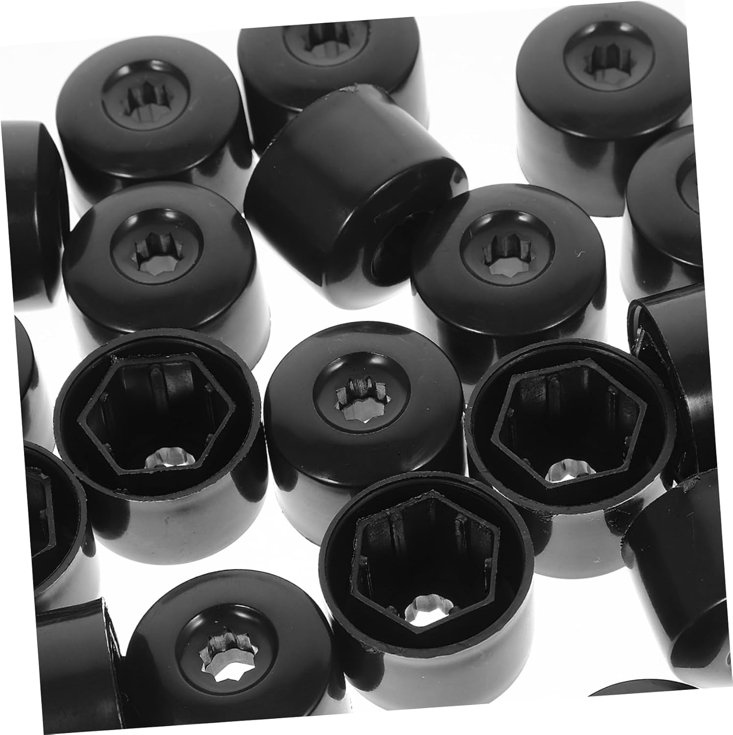 GLEAVI 20Pcs Hub Cap Decorative Cap Nylon Lug Nut Cover for Car Wheel Nut Tyre Accessory for Rim Protectors and Car Tire image number 2