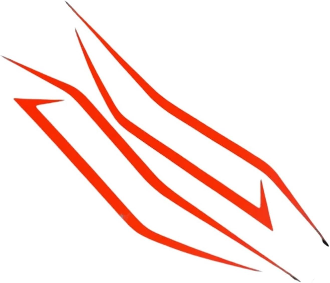 4PCS Motorcycle Fairing Sticker Decoration Reflective Cool Front Pull Headlight Decals Compatible with Ninja NINJA400 H2 H2Sx(Green)